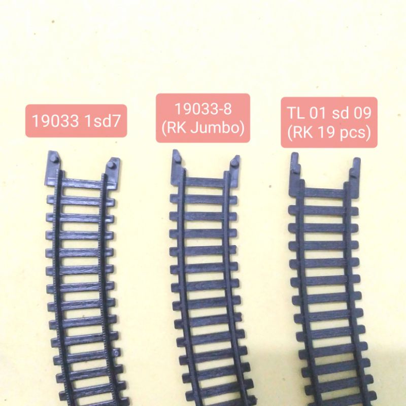 Mainan Kereta Api | Rail King | Rel lurus | Rel lengkung