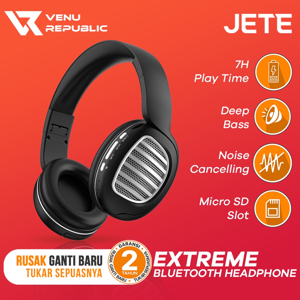 Headset | Headphone | Headset Bando | Headset Bluetooth JETE Extreme