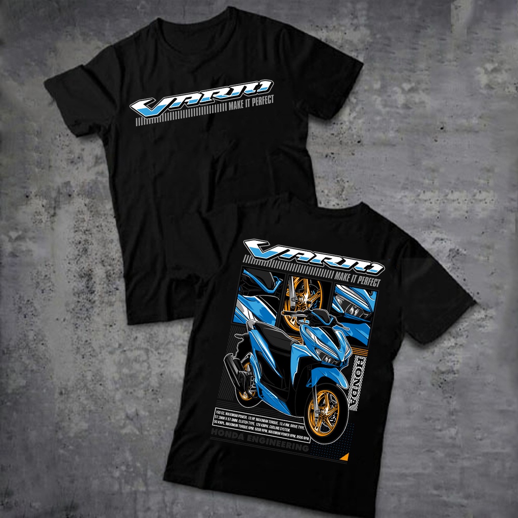 Kaos honda vario / kaos motor honda vario / baju honda vario /  baju motor honda vario / kaos sunmor