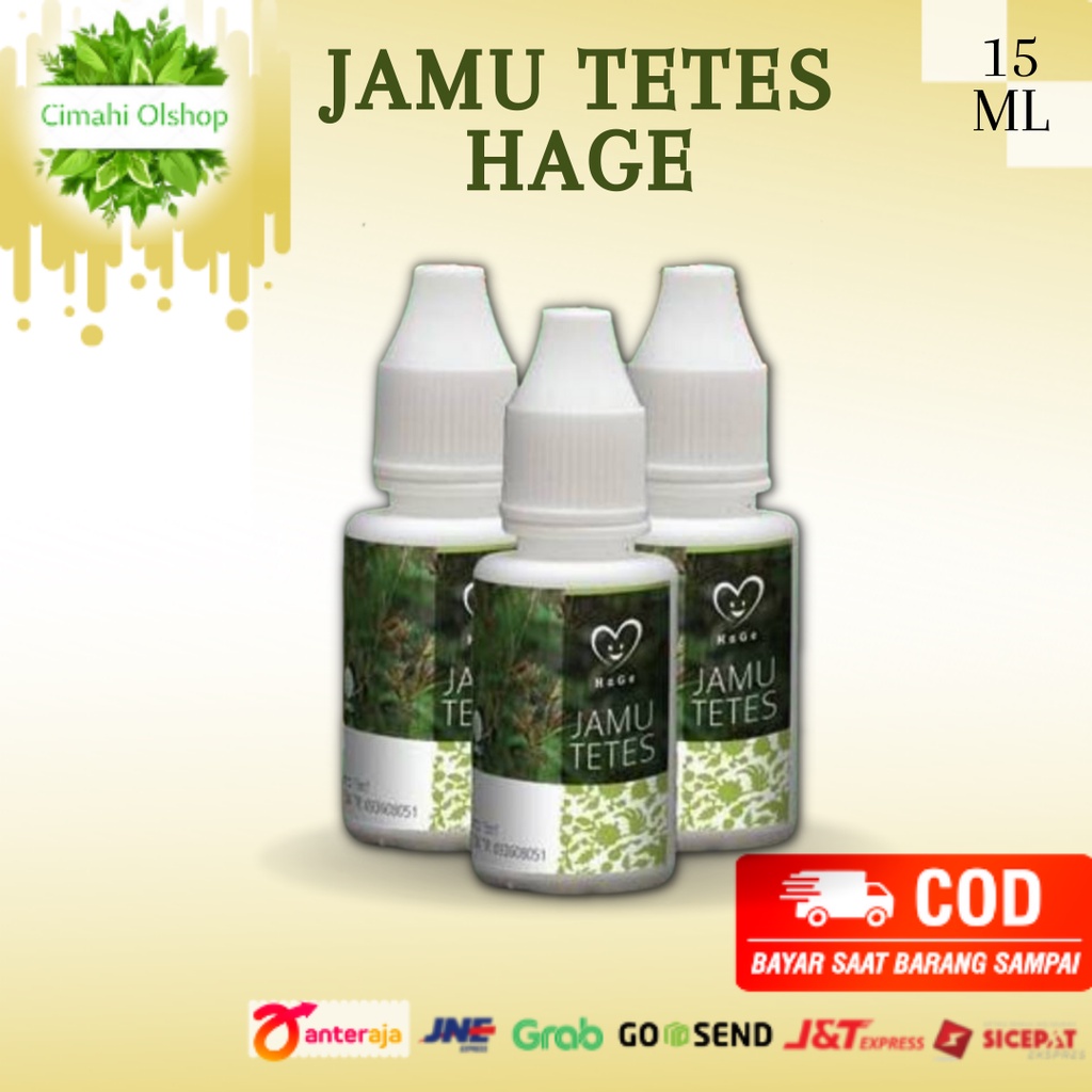 JAMU TETES HAGE|JAMU MULFITUNGSI DIABETES|JAMU KESEHATAN TETES HAGE 15ML|UNTUK SEMUA PENYAKIT