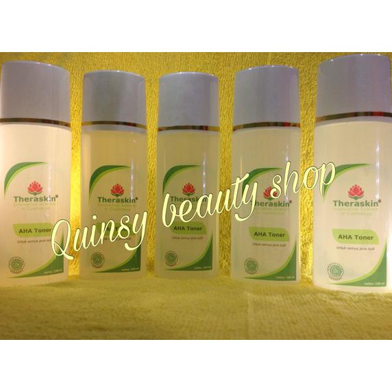 theraskin aha toner/toner pencerah theraskin