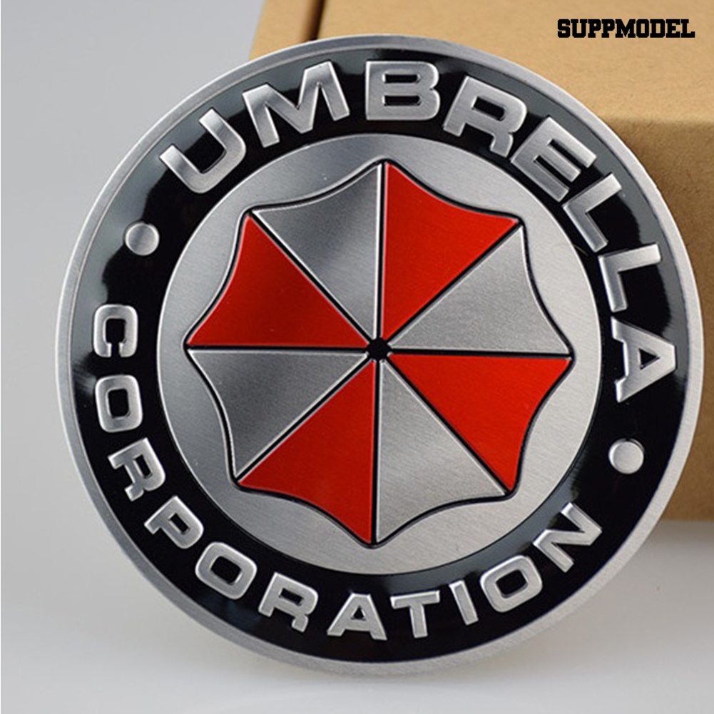 Sl Stiker Badge Umbrella Corporation 3D Aluminum Untuk Bagasi Mobil