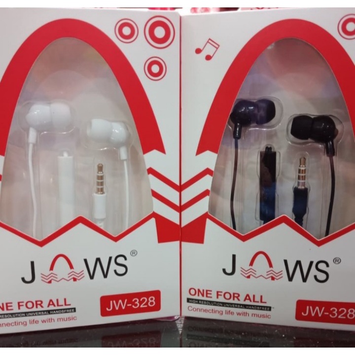 Handsfree/Headset/Earphone Super Mega Bass Jaws JW-328