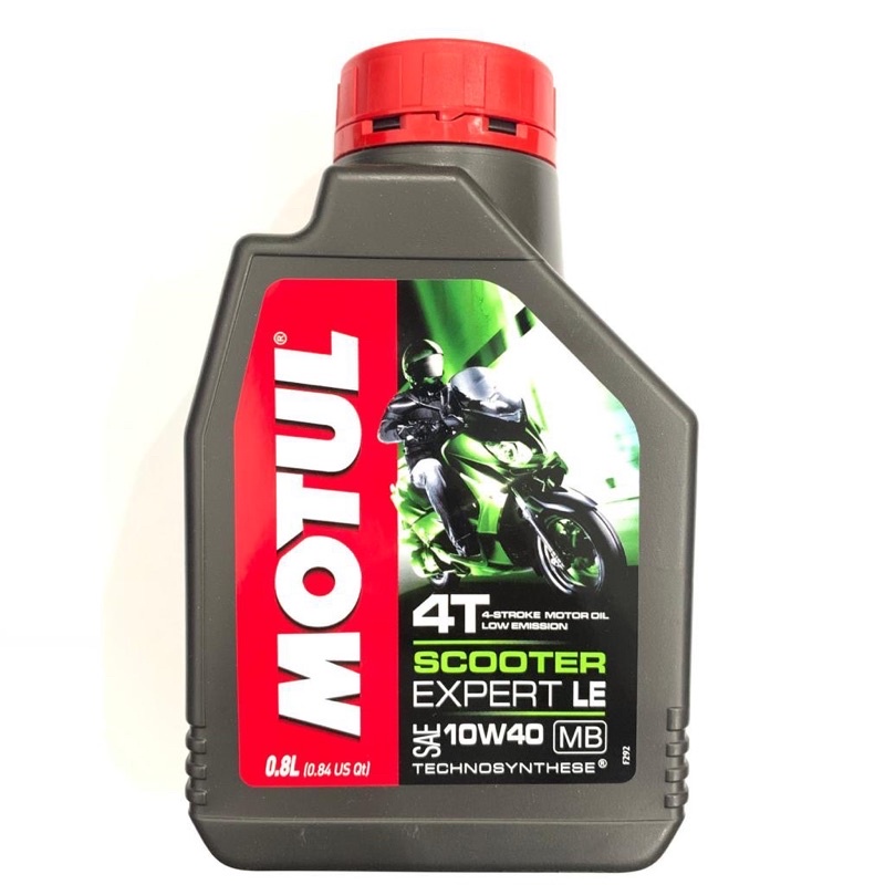 OLI MOTUL SCOOTER EXPERT LE SAE 10W-40 800 ML - 1 LITER  (HIJAU) ORIGINAL