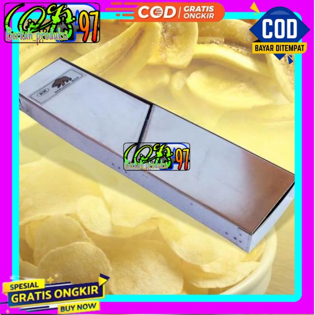 Parutan keripik pengiris kripik singkong kentang pisang Stainless