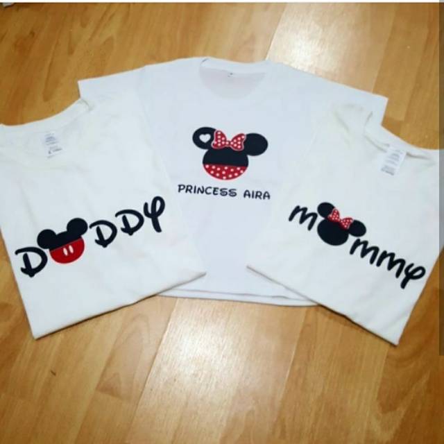 Kaos couple family ultah komunitas custom