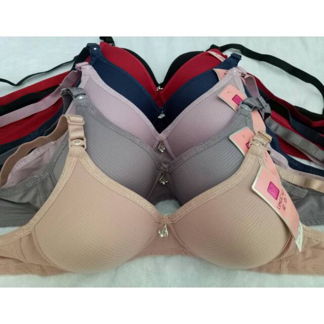 Bra (bh) impor LingCao A501 (busa tanpa kawat 32-38)