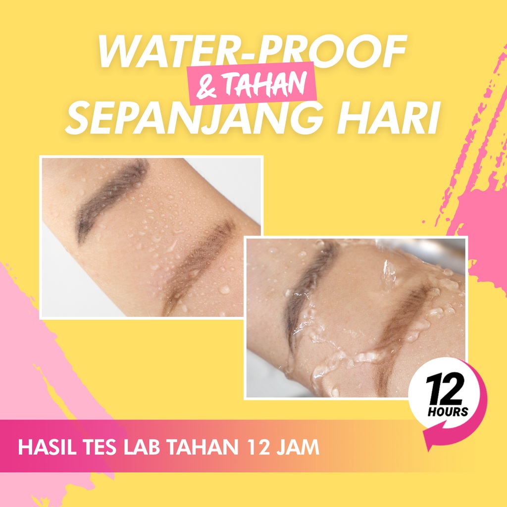 DAZZLE ME Brow Likey | PENSIL ALIS DAZZLE ME | Automatic Eyebrow Pencil Tahan Air Waterproof Long Lasting Pensil alis | Eyebrow DazzleMe | Eyebrow Dazzle Me ( YOU MAKEUPS OFFICIAL STORE )