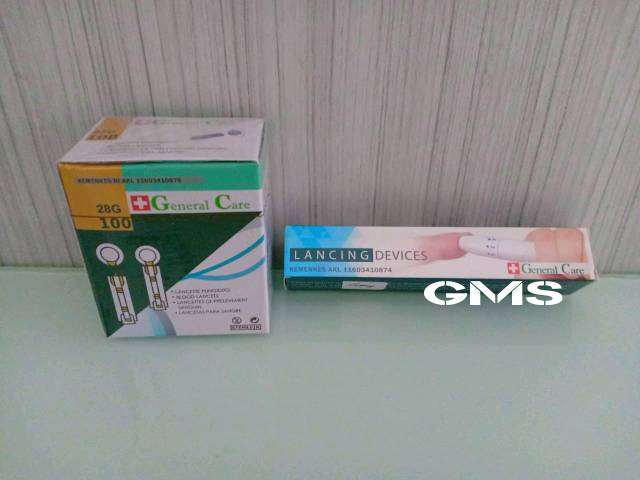 Paket Pen Bekam + Blood Lancet isi 100's