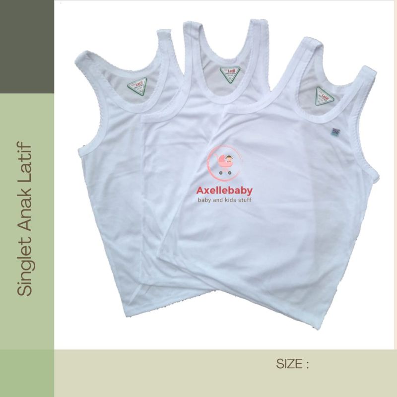 Singlet kaos dalam polos 6 pcs