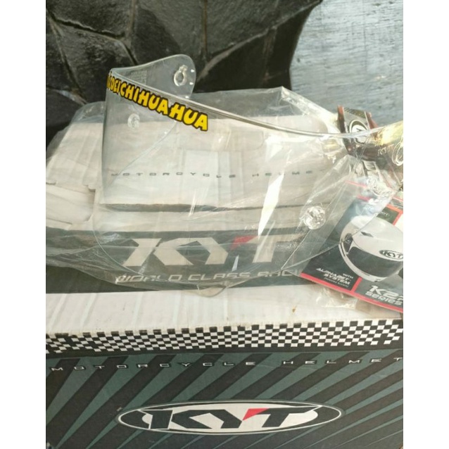 flat visor kyt k2r,spoiler kyt k2r