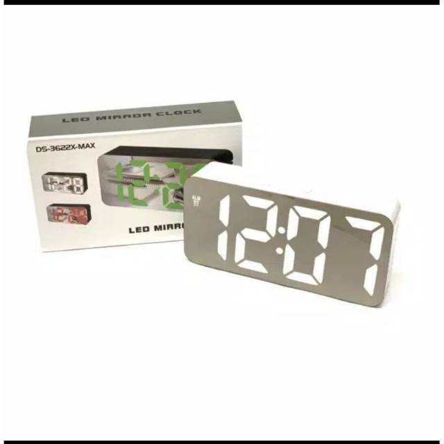 JAM MEJA DIGITAL LED MIRROR DS-3622