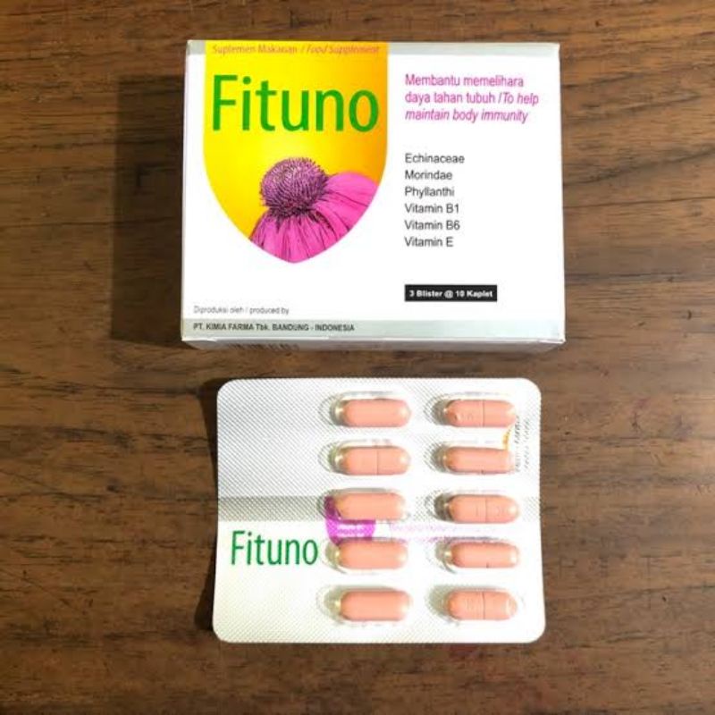 

Fituno Suplement Daya Tahan Tubuh 3x10 Kaplet