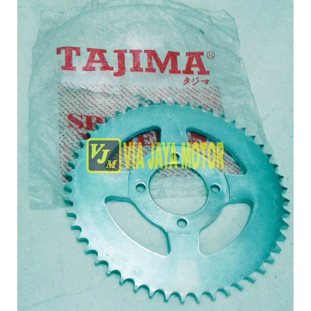 VJM GEAR GIR BELAKANG ONLY 50T GRAND SUPRA X SUPRA FIT LAMA PRIMA HONDA WIN TAJIMA JAPAN QUALITY