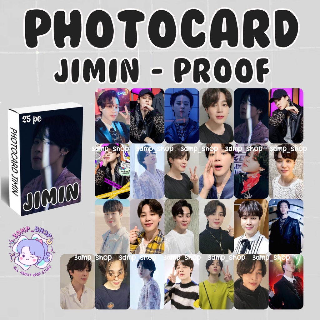 [25 lembar] lomocard lomo photo card kartu Photocard BTS member PROOF V TAEHYUNG JUNGKOOK JIMIN SUGA NAMJOON RAPMONSTER JHOPE HOSEOK SEOKJIN JIN