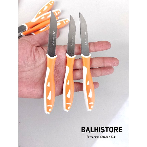 Pisau Buah Kecil /  Fruits Vegetable Stainless Steel Knife Pisau Buah