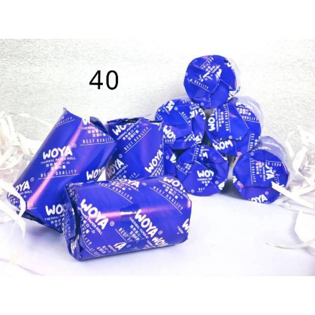 

WOYA Kertas Struk Kasir Paper Roll Termal Thermal Printer Bluetooth 58mm 58x40 57x40mm 57x40 58 / 57 x 40 mm