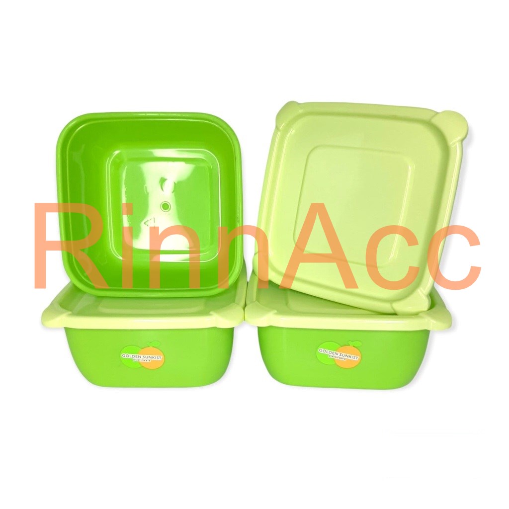 Tempat Makan Kotak Segi Kecil Golden Sunkist KSK-3006H / Lunch Box / Wadah Bekal Bento Anak / Kotak Serbaguna