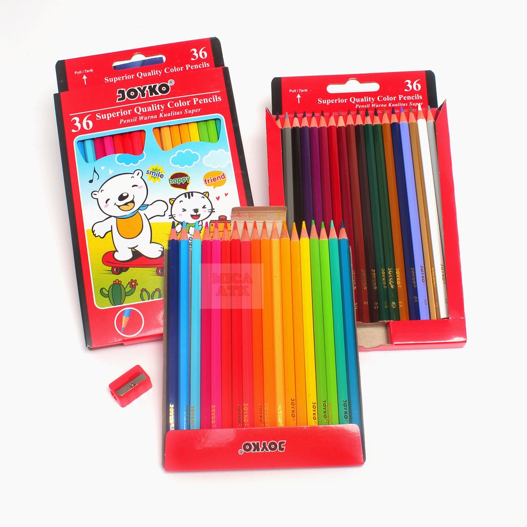 

JOYKO Colour Pencil CP-36PB [ 36 Warna ]