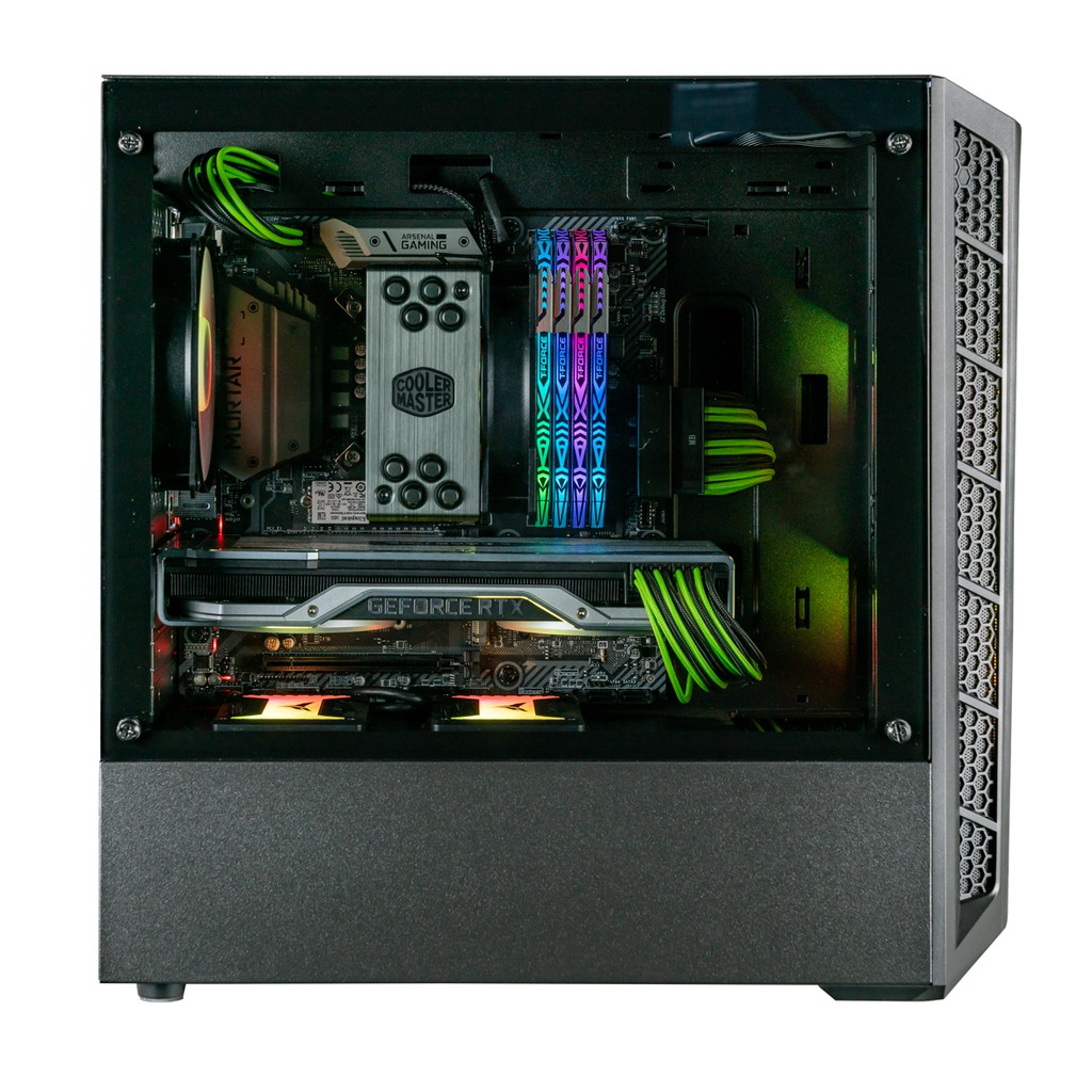 Casing Cooler Master MasterBox MB311L ARGB Micro ATX Casing PC Gaming