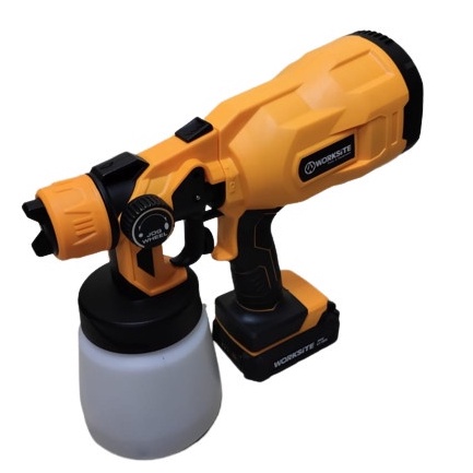 MESIN SPRAY GUN CORDLESS WORKSITE 20V CSG102/Paint Zoom Gun / Paint Spray Gun Cordless Sprayer Semprot Cat Worksite