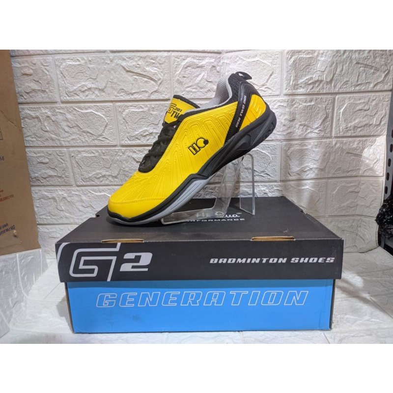 Sepatu Badminton HiQua GEN TWO YELLOW ORIGINAL