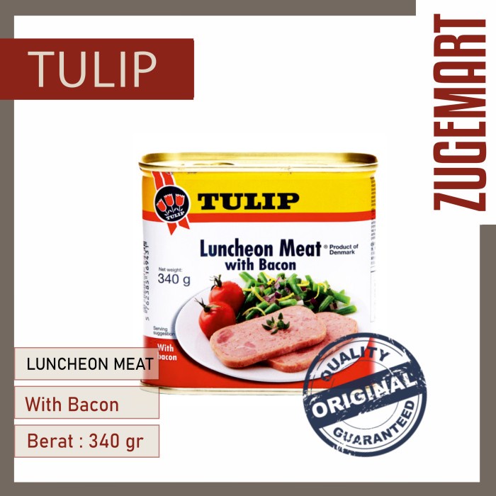

Tulip Danish Pork Luncheon Meat With Bacon / Maling / Ham Pork