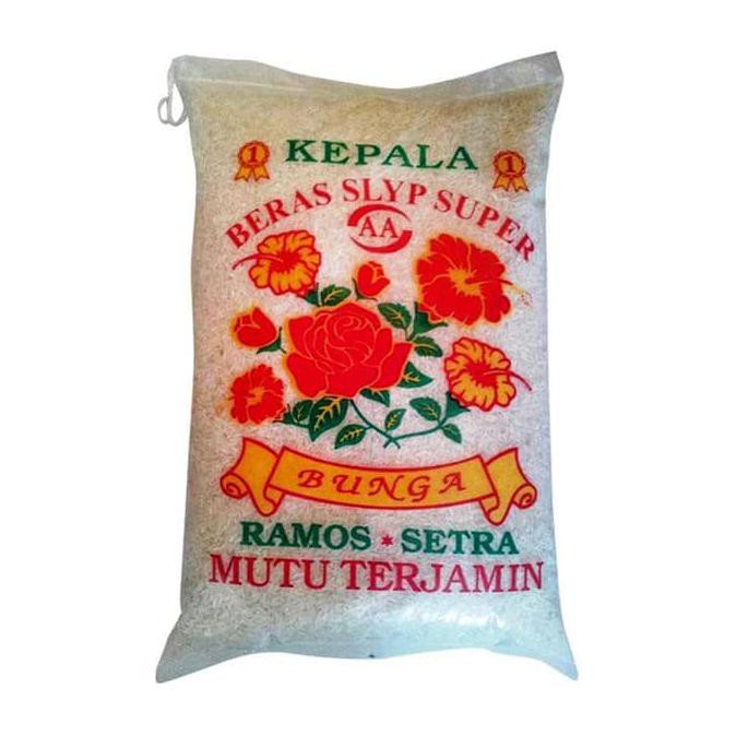 

BIG SALE! KHUSUS GOJEK/GRAB BERAS RAMOS BUNGA SLYP 5 KG/ 10 KG/ 20 KG