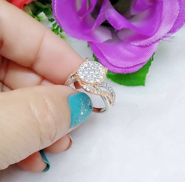 Cincin kombinasi Permata B016