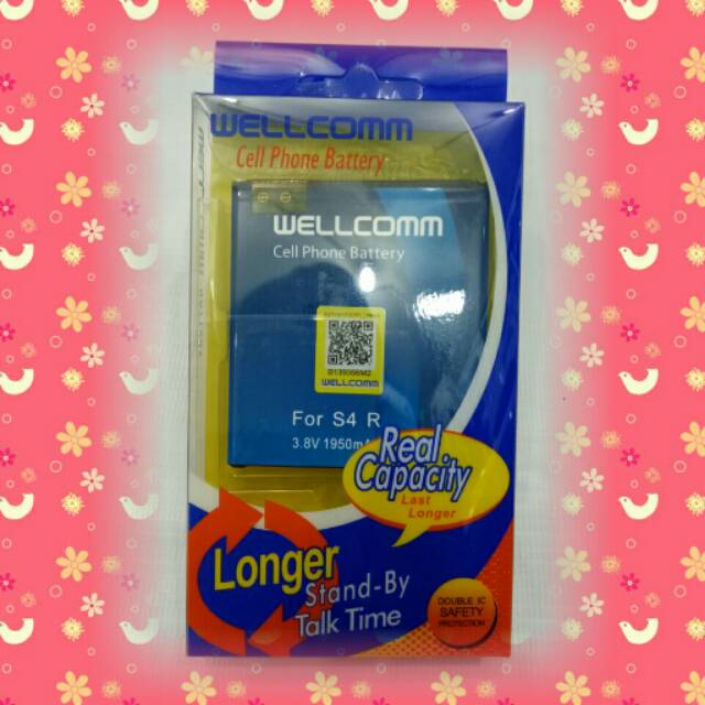 Baterai Double Ic Wellcom Samsung S4 Replika