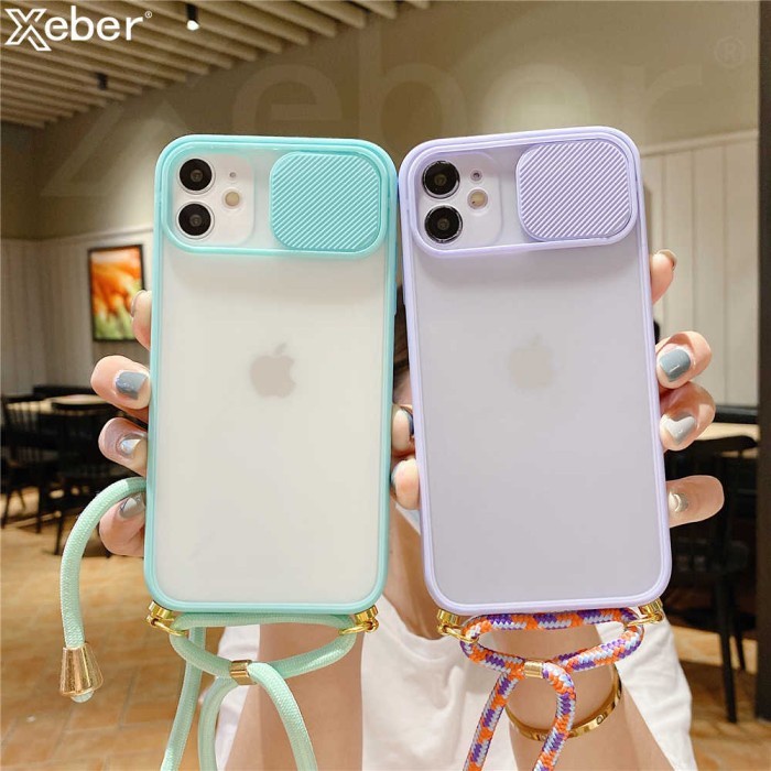 SAMSUNG A52 CASE SHUTTER MODEL SLIDE CAMERA TALI LANYARD