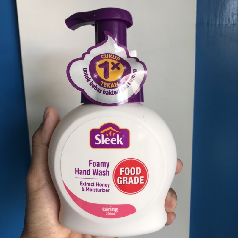 Sleek Foamy Hand Wash 250ml / Sabun Cuci Tangan busa foam sleek