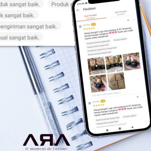 ☻ ARA Parfum Mobil Pengharum Ruangan Aroma Parfum Kelas Dunia - BACCARAT ☪