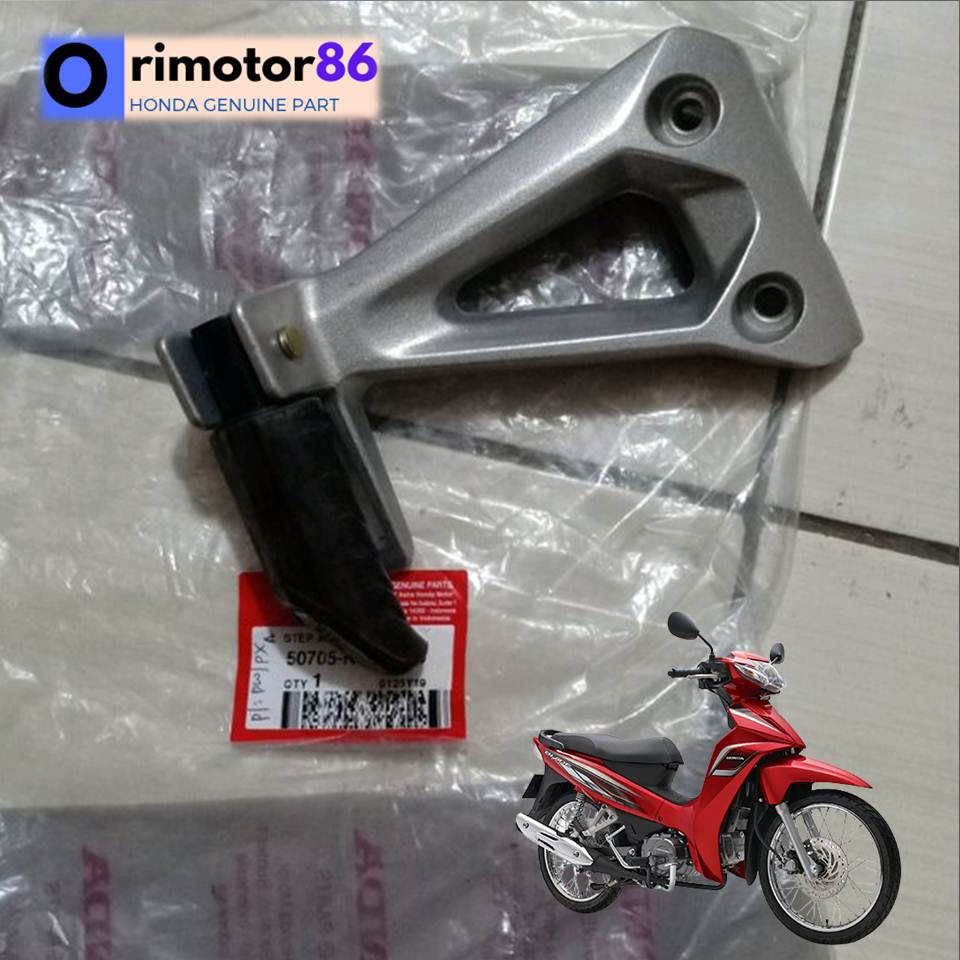 50705-kwb-600 step assy L pillion dudukan step belakang kiri blade revo 110