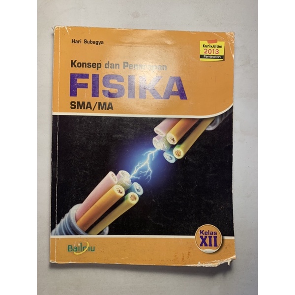 Buku Fisika Kelas 12 (PRELOVED)