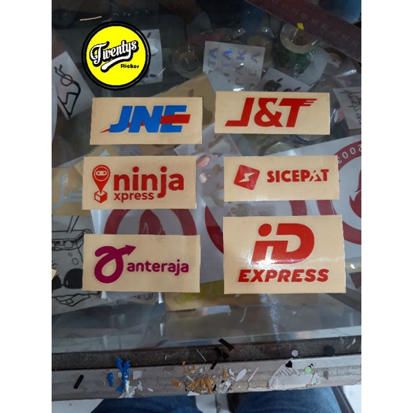 STIKER JNE JNT SICEPAT NINJA ANTERAJA ID STIKER EKSPEDISI PENGIRIMAN