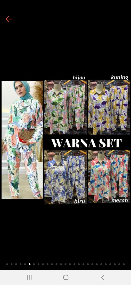 Tunik Pompom - Maxmara Jumbo Xxl Kancing Bumil Busui Ld110 Motif Batik Homey Muslim Murah Adem Kerah