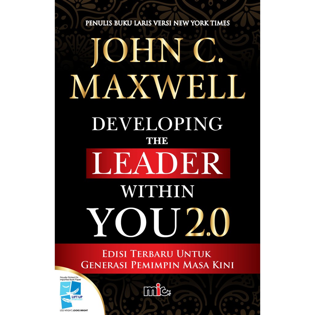 Buku Kepemimpinan - Developing The Leader Within You 2.0 - John C. Maxwell (Bahasa Indonesia)