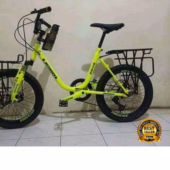 ℗ Rak Panier/Rak pannier Touring Sepeda Bagasi Depan Belakang Boncengan Sepeda Gunung ☉