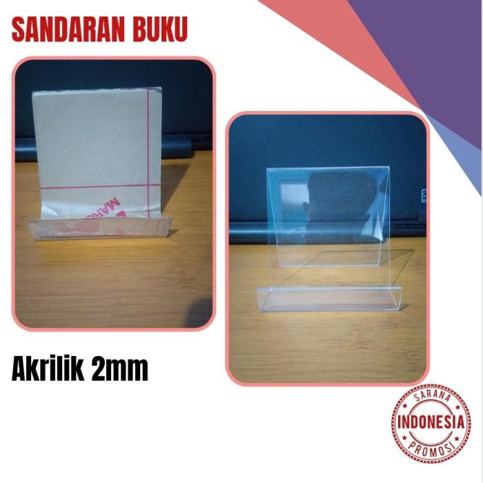 

Book Akrilik Sandaran Buku / Agenda / Akrilik Sandaran