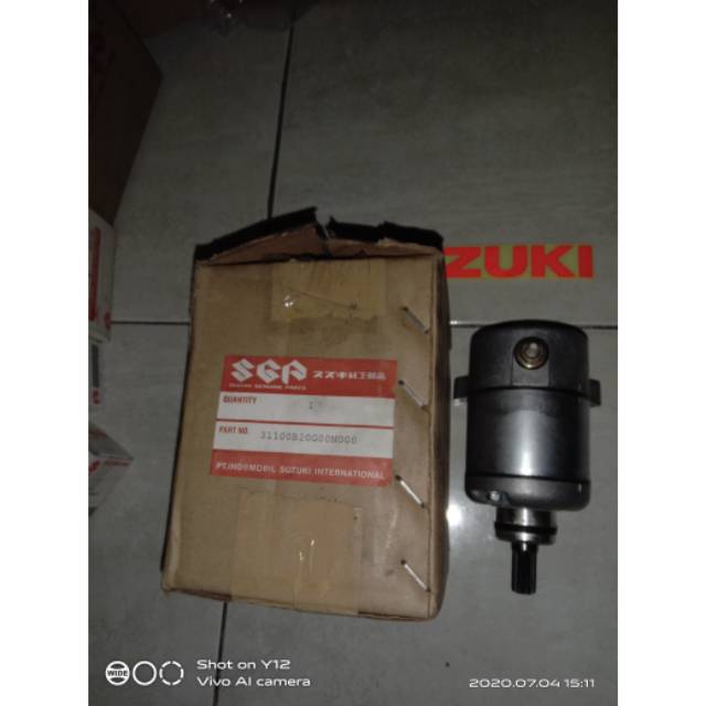 Motor Assy starting/dinamo starter Shogun 125 Asli SGP