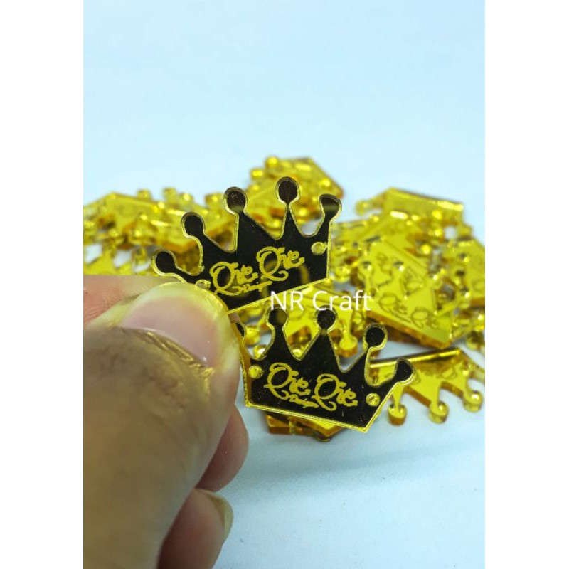 

label hijab akrilik - label murah - label baju - label plat