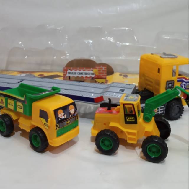 MAINAN MOBIL TRUK/KONTENER MOBIL/TRUK KONTENER/TRUK PROYEK