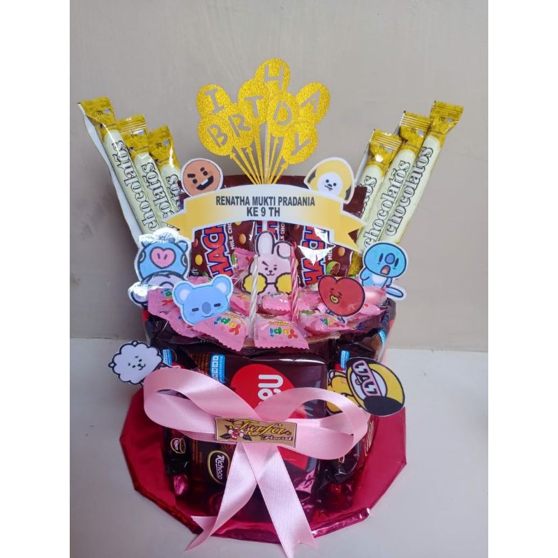 

snack tart /cake ulang tahun khitan hampers dll