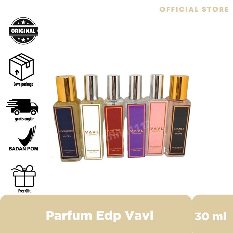 Parfum Wanita dan Laki-Laki 30 ML  || VAVL Parfum ( Original )