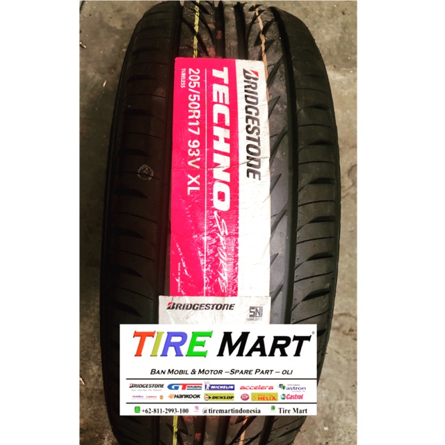 BAN MOBIL YARIS BRIDGESTONE 205/50 R17 TECHNO SPORT