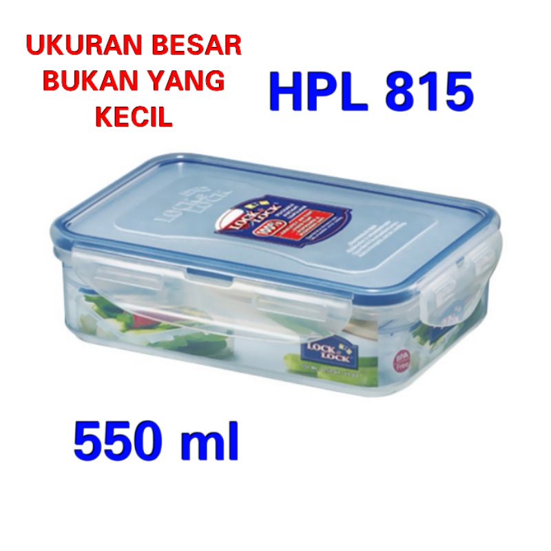 Jual LOCK & LOCK HPL 815 UKURAN 550 ML / HPL 806 UKURAN 350 ML / TEMPAT ...