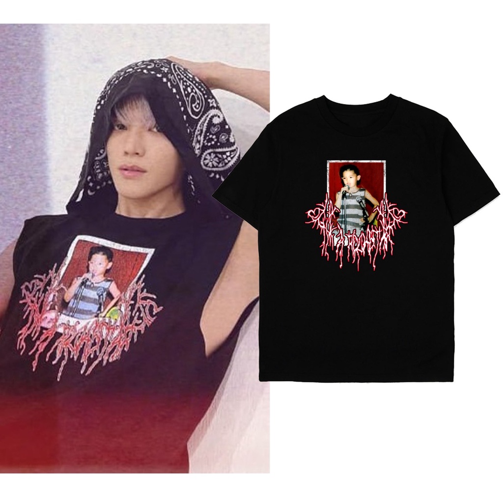 Kaos nct 127 Taeyong foto anak