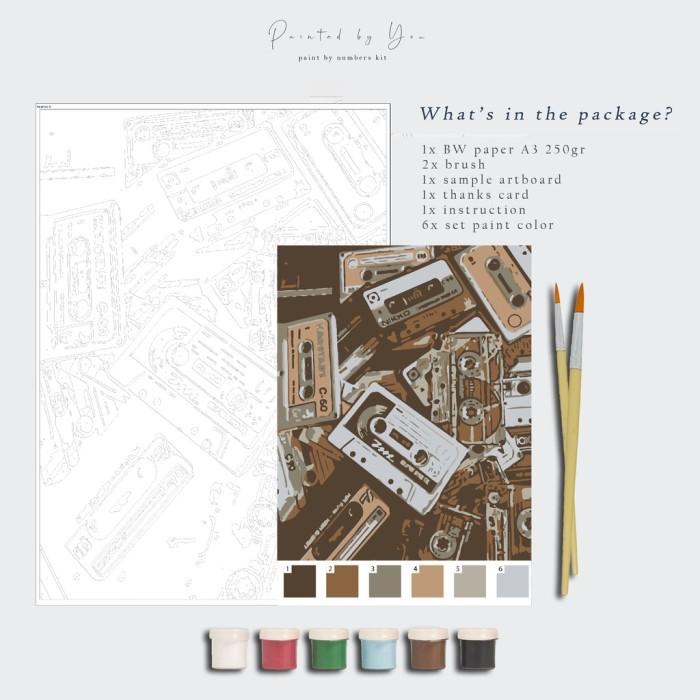 

Lora | Paint By Number Kit, Retro Series (29,7X42Cm) By Paintbyou