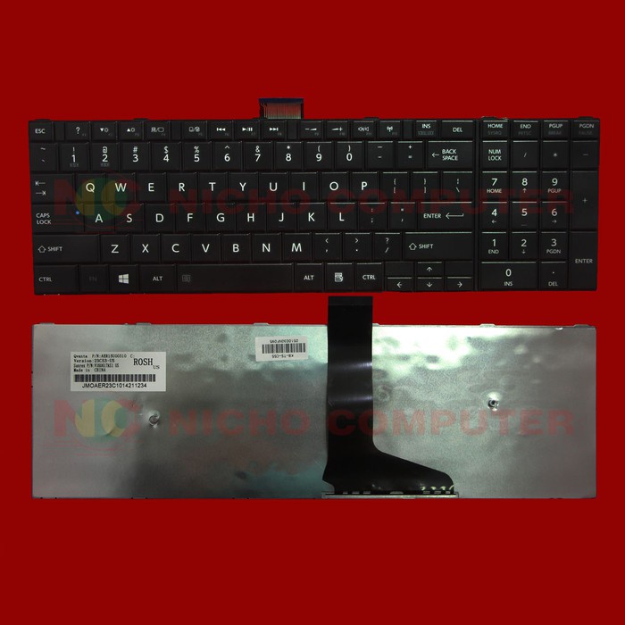 KEYBOARD TOSHIBA SATELLITE C55 C55-A C55D
